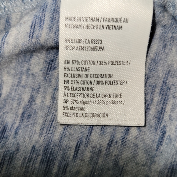 Blue V neck - Picture 4 of 4